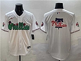 Men's Philadelphia Phillies Team Big Logo White Phanatic Limited Stitched Jersey,baseball caps,new era cap wholesale,wholesale hats